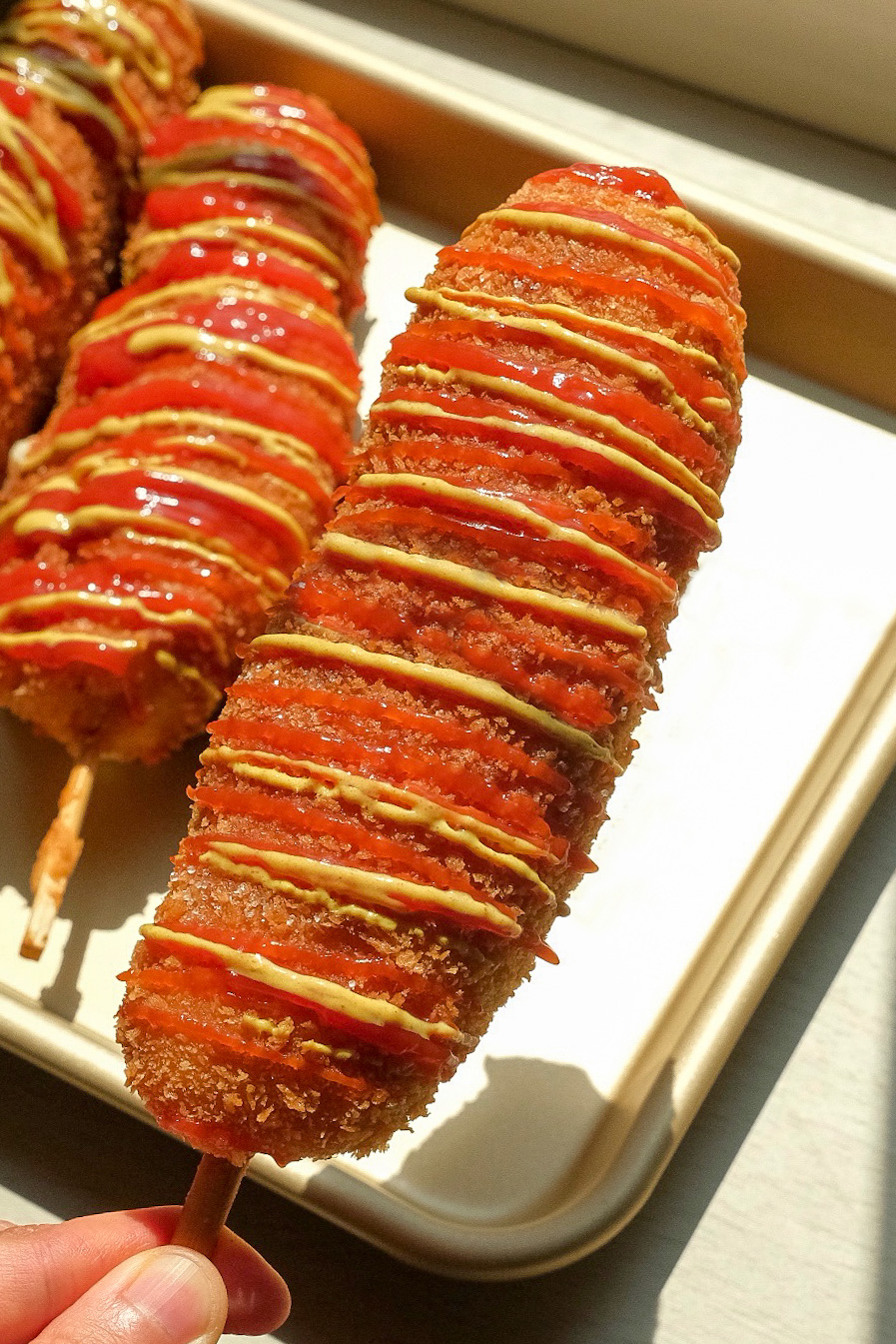 Korean Style Corn Dogs