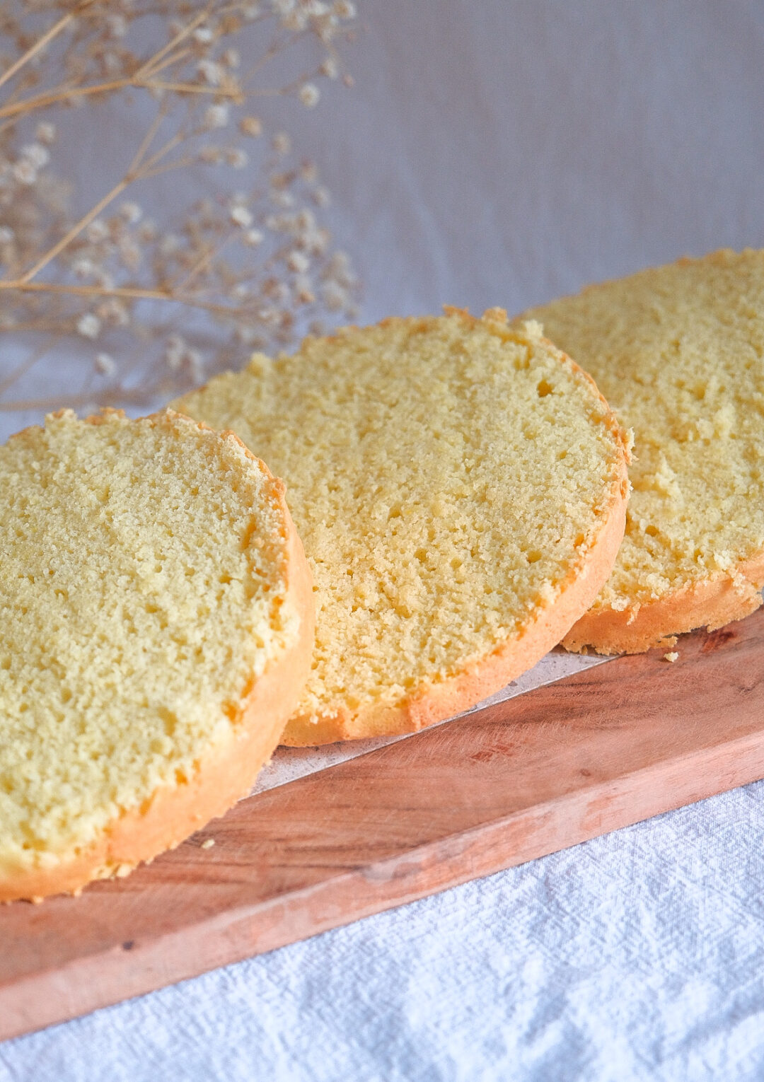 The BEST fluffy Genoise Sponge Cake