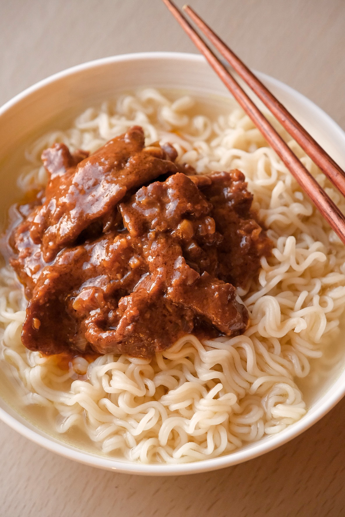 Satay Beef Noodle Soup